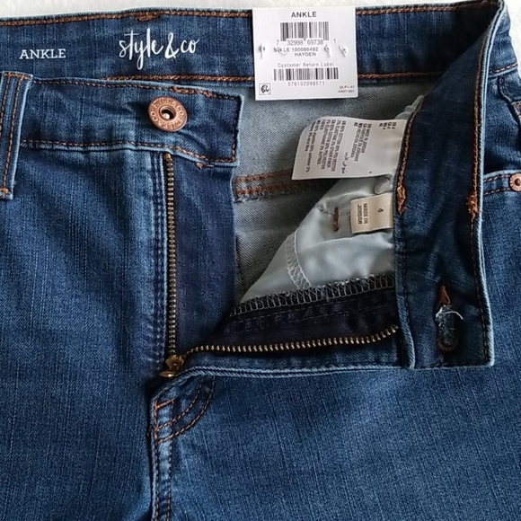 Style & Co Updown Raw- Hem Skinny Jeans - Picture 4 of 6